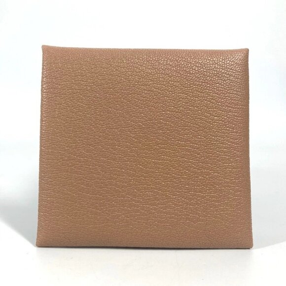 HERMES Bicolor Bastia Verso Wallet Coin Compartment Square coin purse Unused - Picture 3 of 16